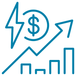 Cost-Effective Energy Icon